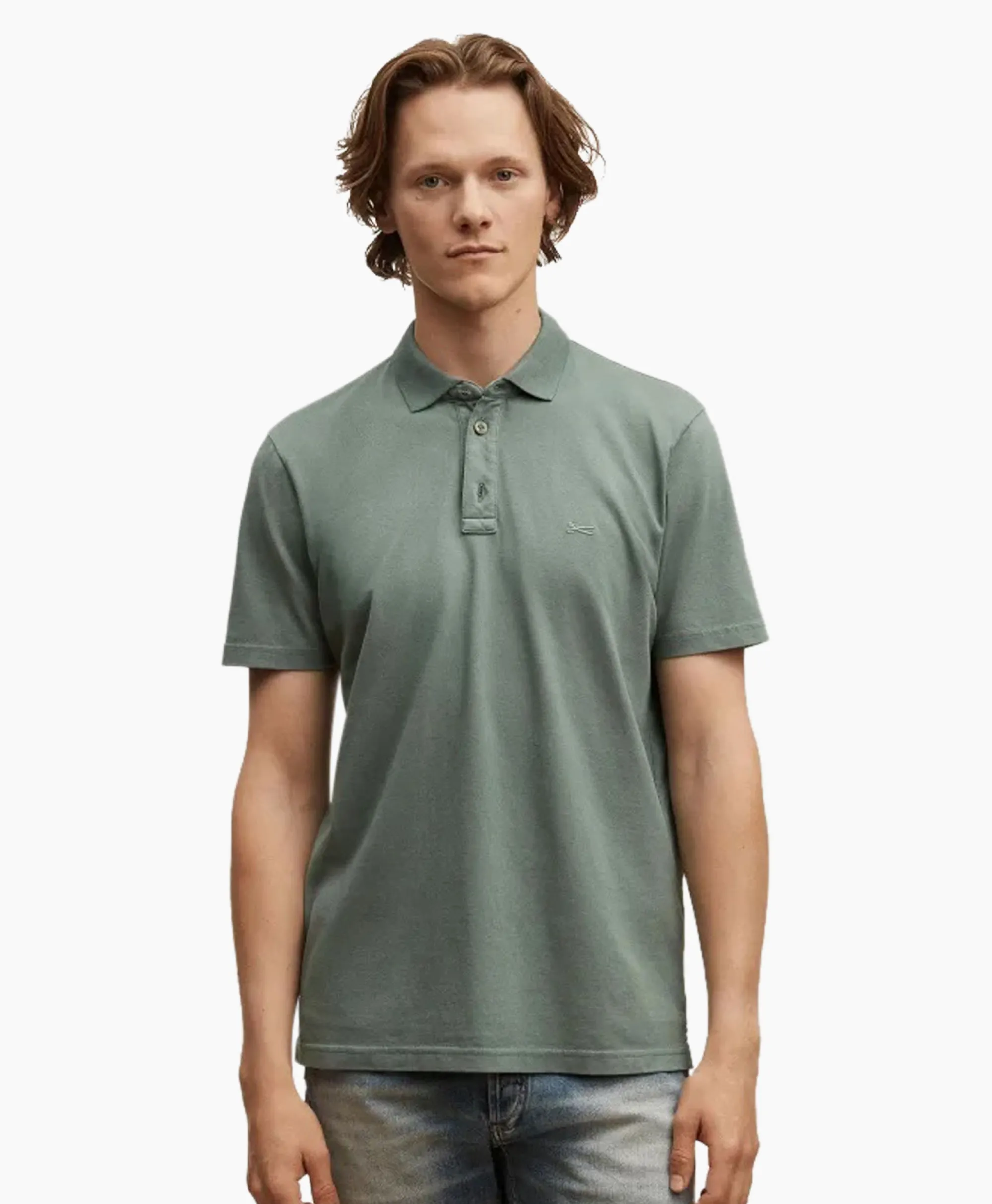 Denham Polo Lupo Sips Groen*Heren Polo's