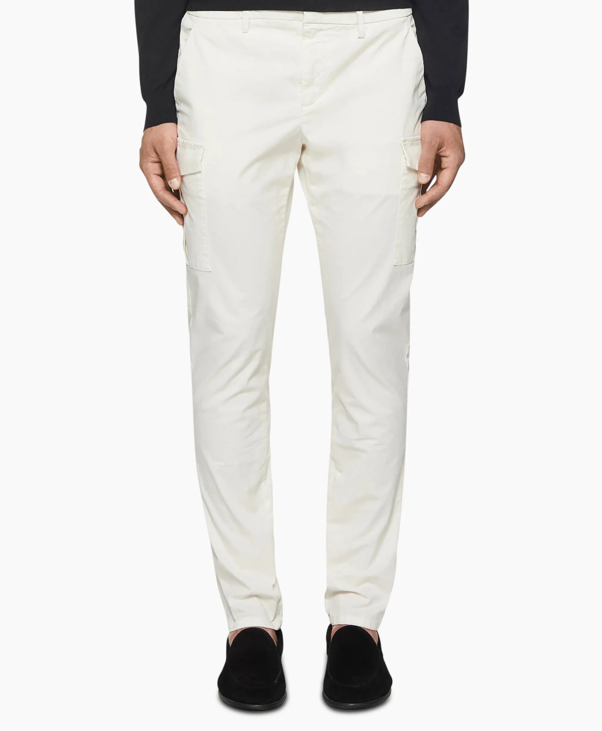 Dondup Pantalon Eddy Slimfit Donker Grijs*Heren Broeken