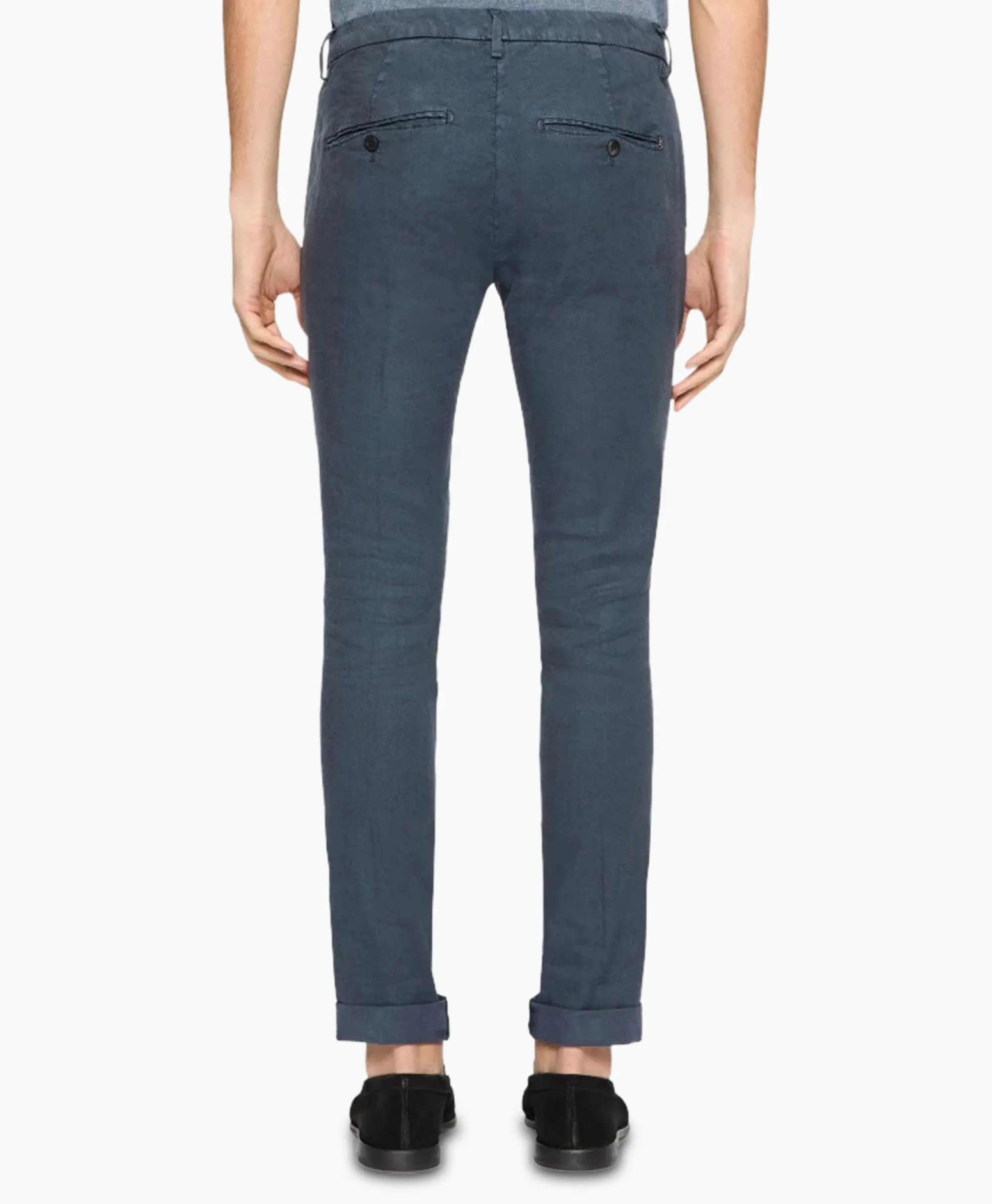 Dondup Pantalon Gaubert Slimfit Blauw*Heren Broeken