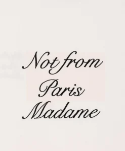 Drole De Monsieur Le T-Shirt Sloga Cursive Off White*Heren T-Shirts