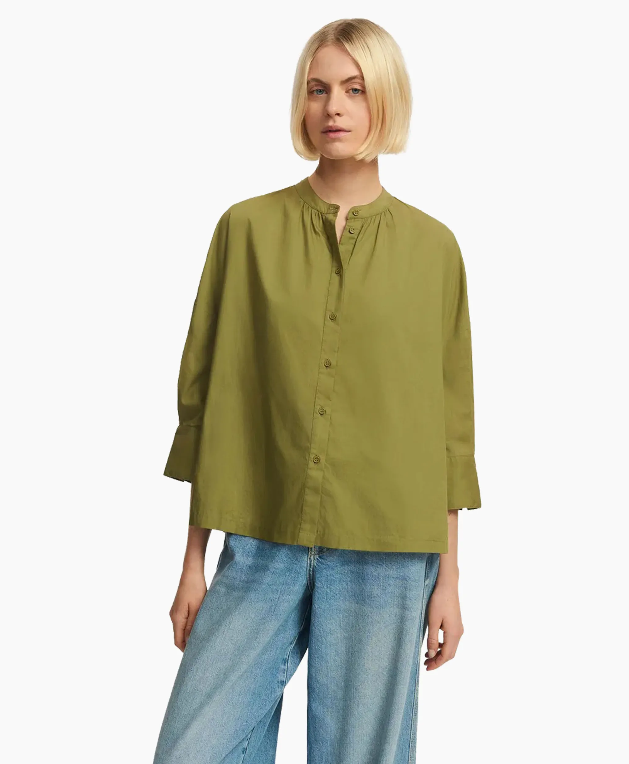 Essentiel Antwerp Blouse February Olijf*Dames Blouses