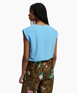 Essentiel Antwerp Top Falling Blauw*Dames T-Shirts & Tops