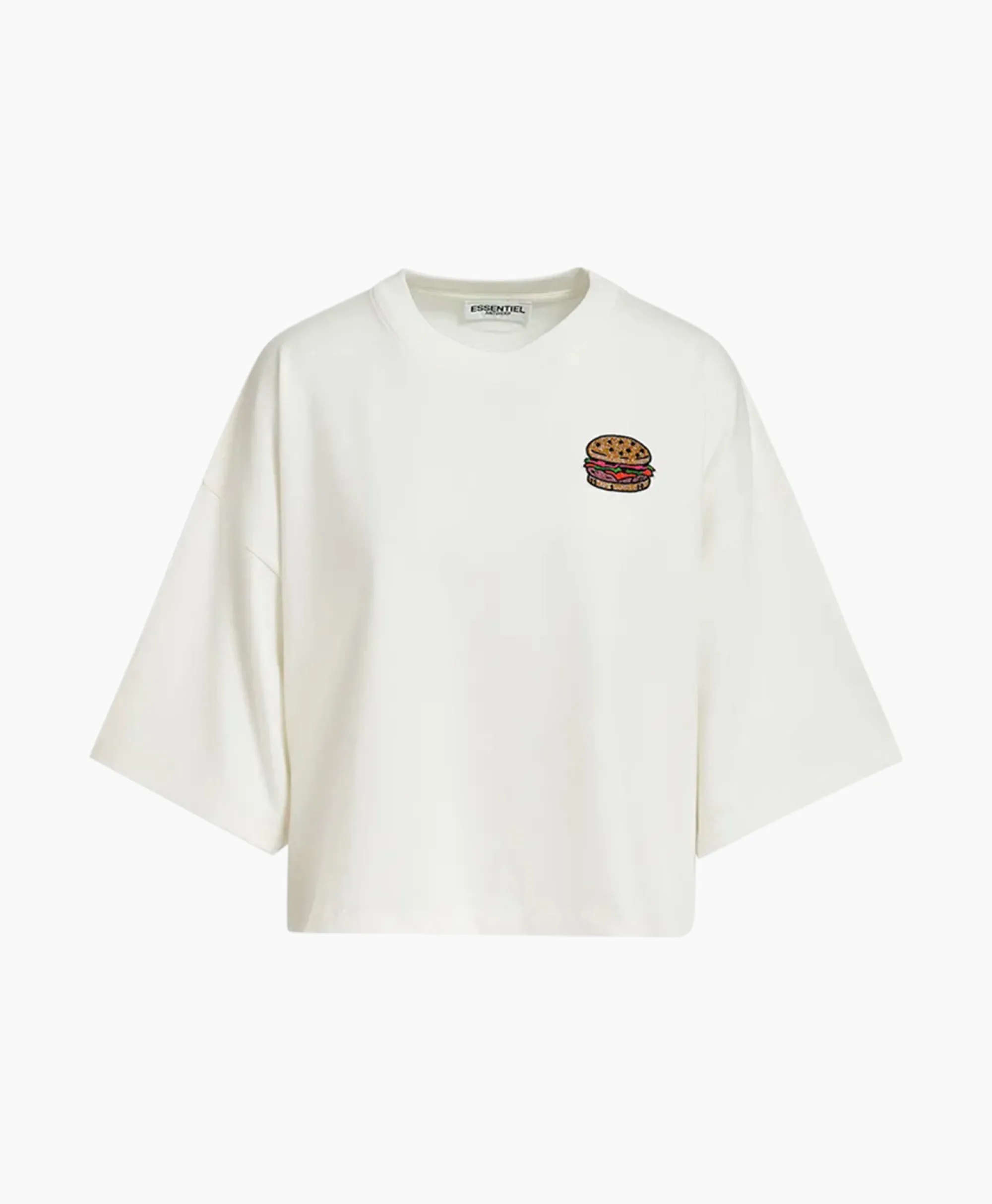 Essentiel Antwerp T-Shirt Korte Mouw Fuente Off White*Dames T-Shirts & Tops