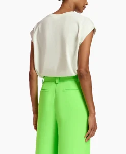 Essentiel Antwerp T-Shirt Korte Mouw Faustina Off White*Dames T-Shirts & Tops