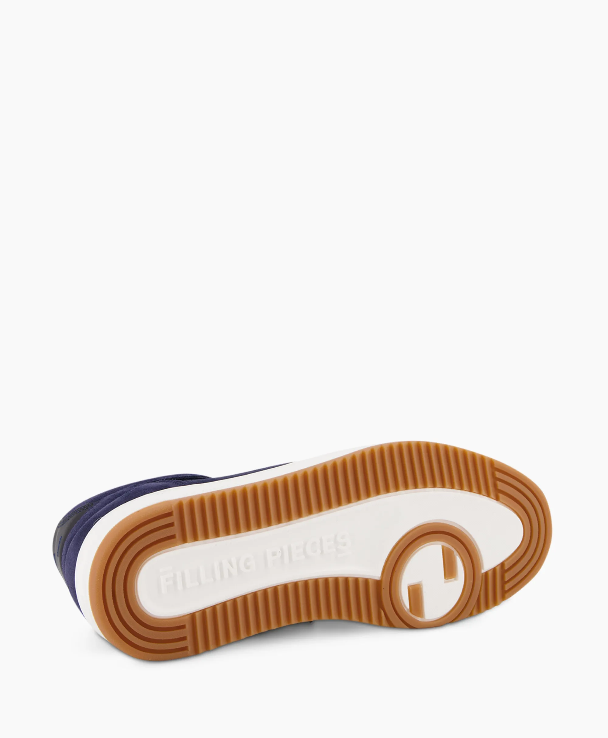 Filling Pieces Sneaker Low Top Suede Donker Blauw*Heren Sneakers