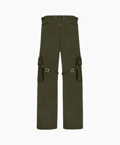 Flâneur Flaneur Cargobroek Phone Pocket Groen*Heren Broeken