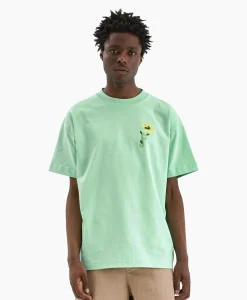 Flâneur Flaneur T-Shirt Korte Mouw Tortuous Blauw*Heren T-Shirts