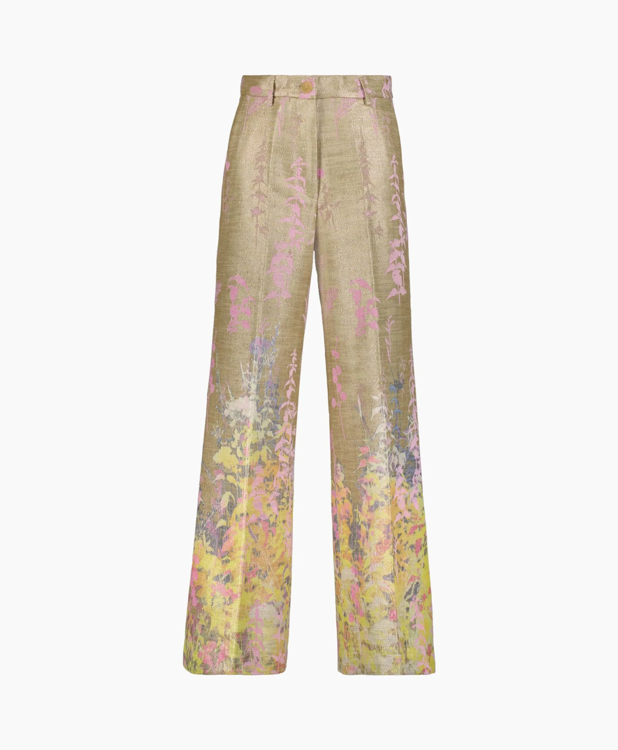 Forte_forte Pantalon Heaven Jacquard Rose*Dames Broeken