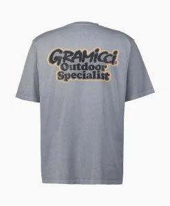 Gramicci T-Shirt Outdoor Specialistblauw*Heren T-Shirts