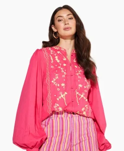 Harper & Yve Harper & Yve Blouse Hailey-Ls Roze*Dames Blouses