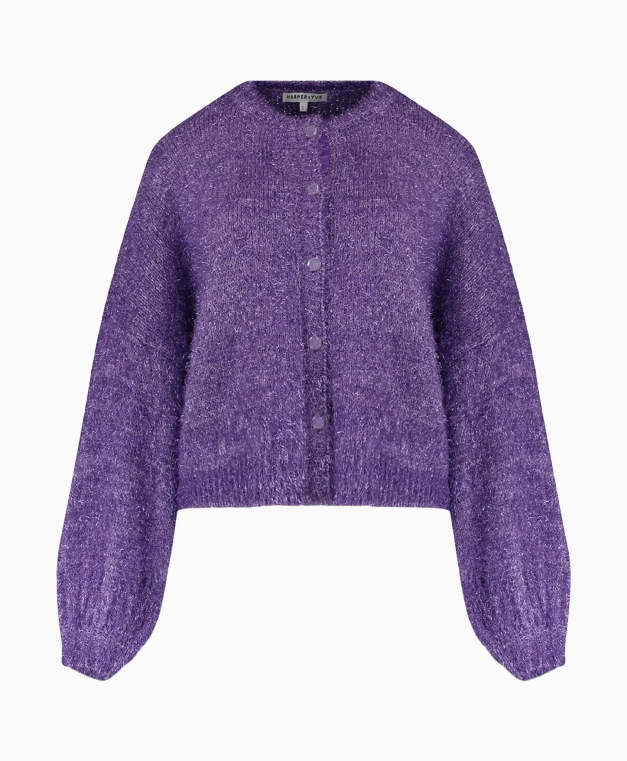 Harper & Yve Harper & Yve Vest Rika-Ca Paars*Dames Vesten