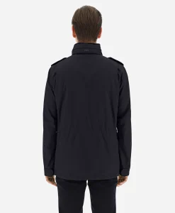 Herno Jack Field Capo Lavato Blauw*Heren Jassen