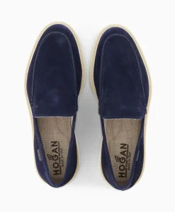 Hogan Loafer Mocassino Donker Blauw*Heren Instappers