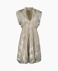 Iro Mini Jurk Brandi Zilver*Dames Jurken