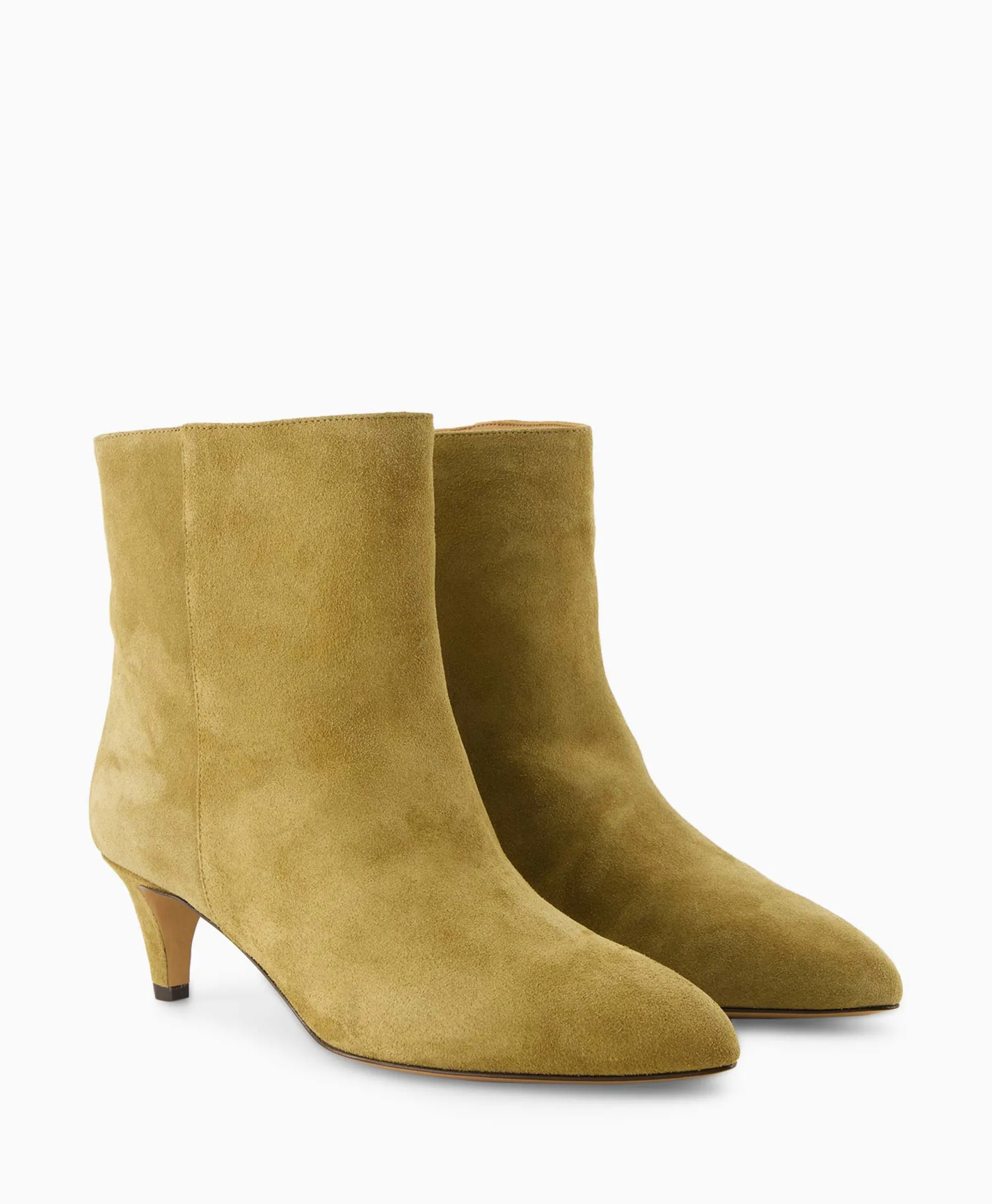 Isabel Marant Enkellaars Daxi-Ga Taupe*Dames Laarzen