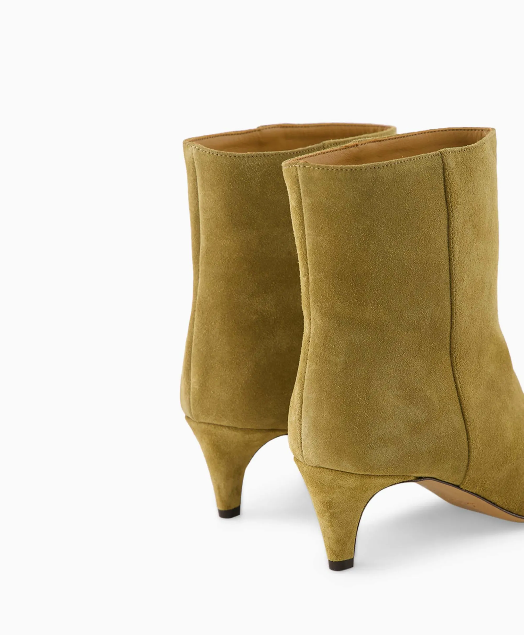 Isabel Marant Enkellaars Daxi-Ga Taupe*Dames Laarzen