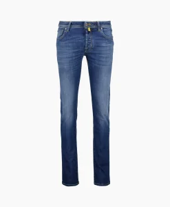 Jacob Cohen Jeans Pant 5 Pkt Slim Fit Nick Blauw*Heren Broeken