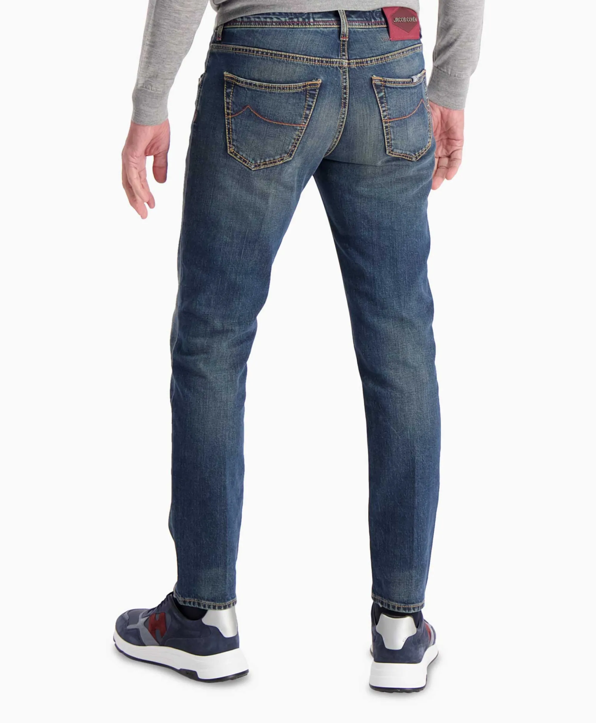 Jacob Cohen Jeans 5-Pocket Scott Blauw*Heren Broeken