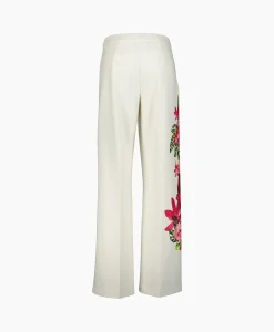 Joseph Ribkoff Pantalon Wijde Pijpen Off White*Dames Broeken