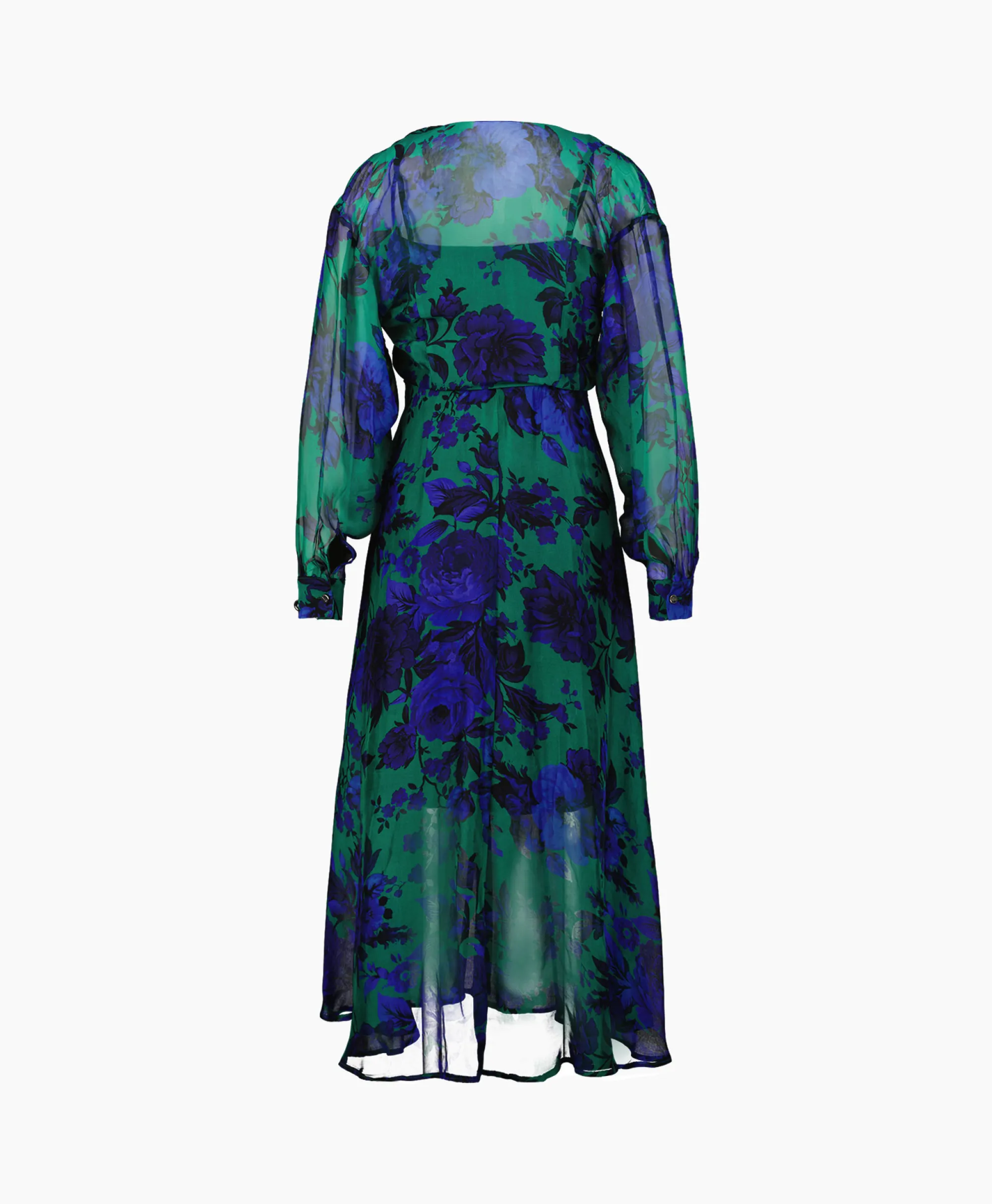 Liu Jo Maxi Jurk Scollo A V Blauw*Dames Jurken