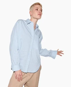 Luisa Cerano Blouse 298442/3600-0 Blauw Dessin*Dames Blouses