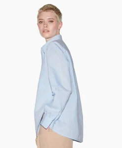 Luisa Cerano Blouse 298442/3600-0 Blauw Dessin*Dames Blouses