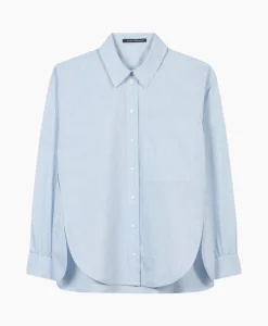 Luisa Cerano Blouse 298442/3600-0 Blauw Dessin*Dames Blouses