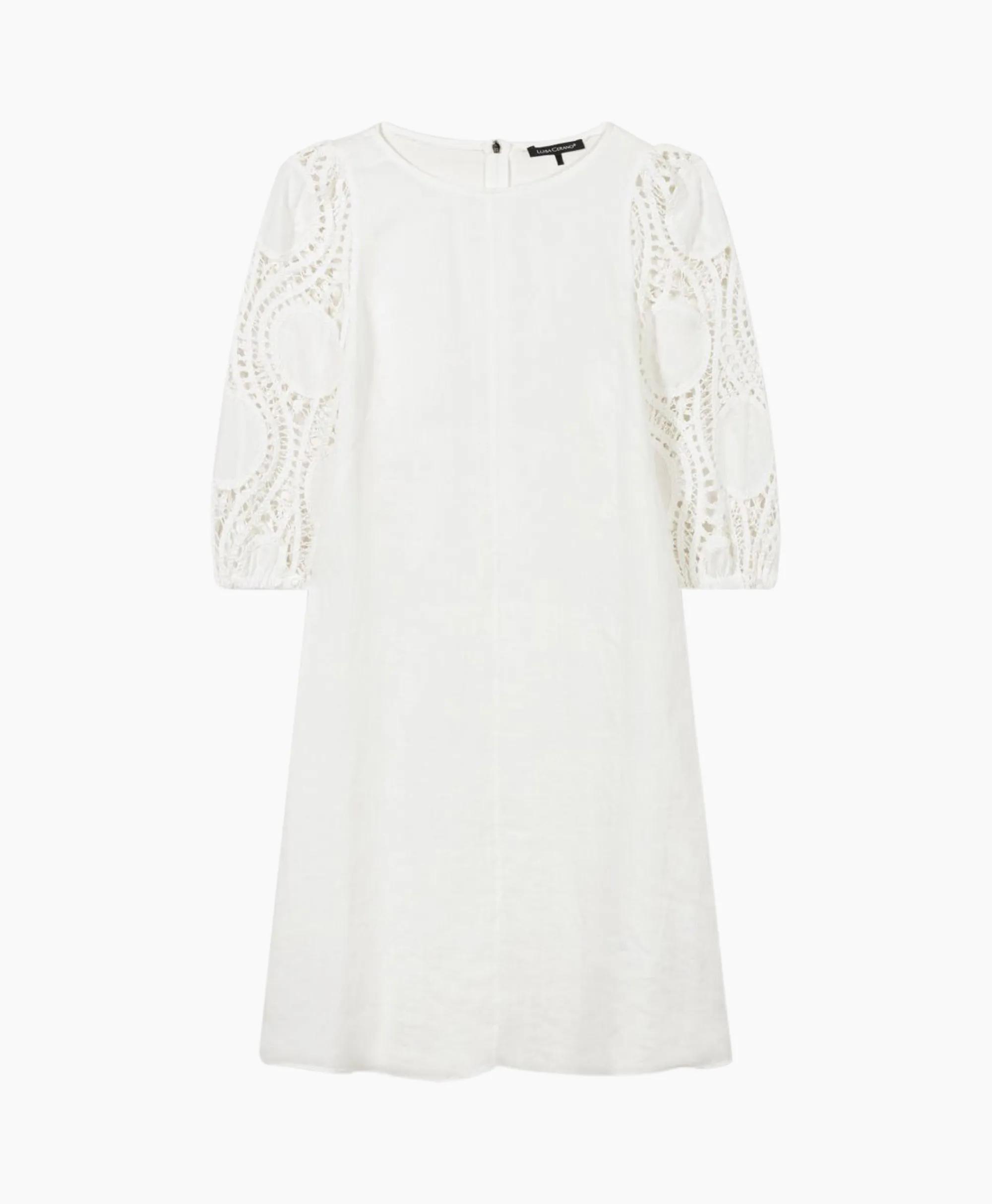 Luisa Cerano Jurk 798504/3500-0 Off White*Dames Jurken