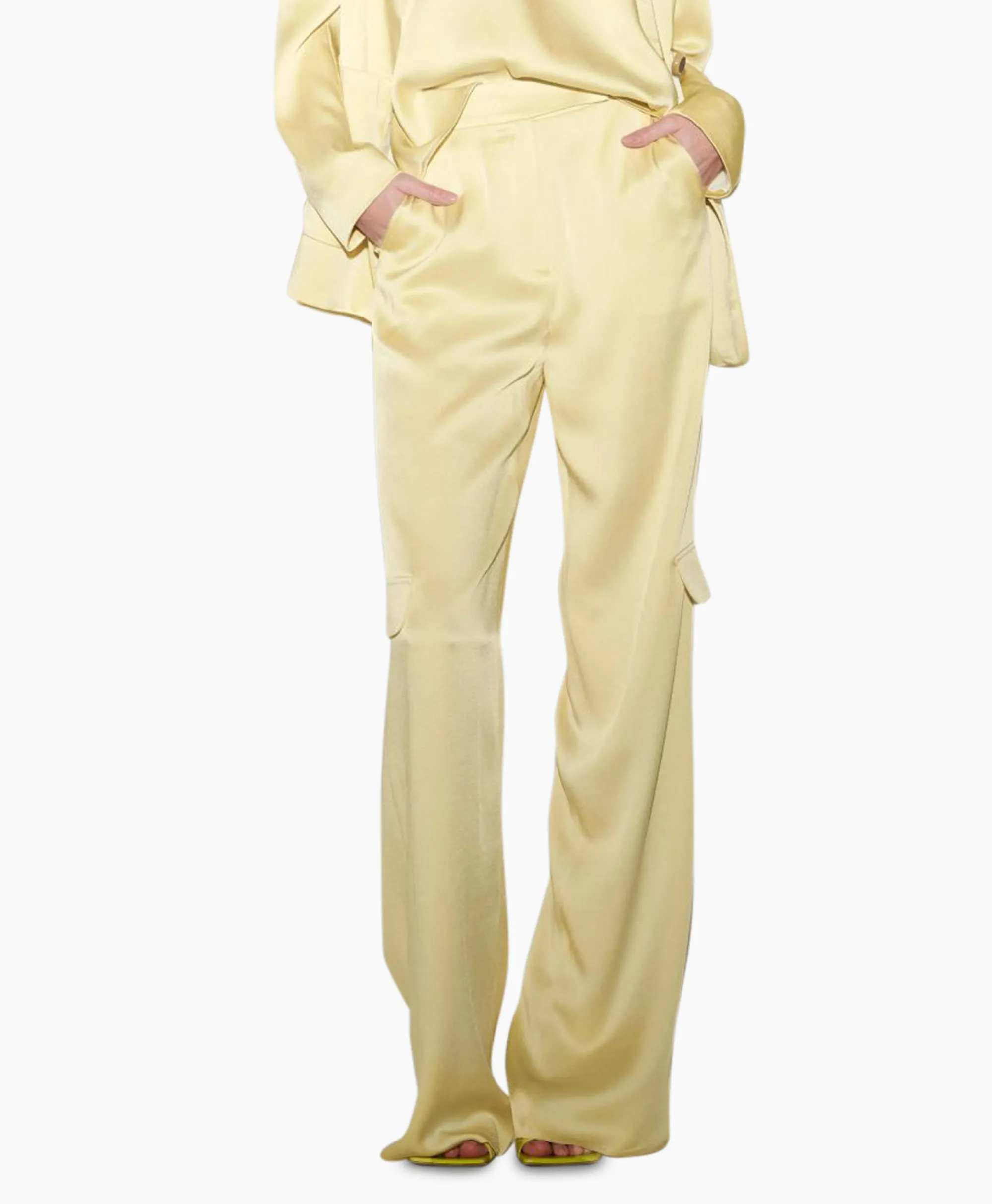 Luisa Cerano Pantalon 698648/3522-0 Geel*Dames Broeken