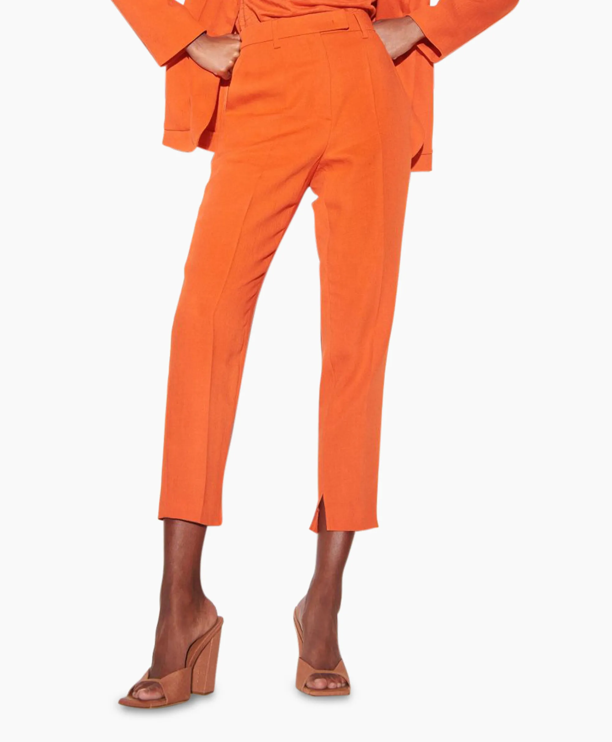Luisa Cerano Pantalon 698656/3503-0 Oranje*Dames Broeken
