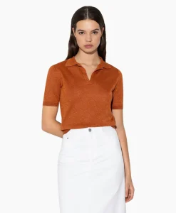 Luisa Cerano Polo 198408/5234-0 Oranje*Dames Polo's