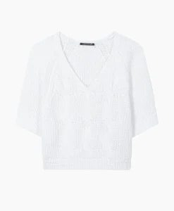 Luisa Cerano Pullover 198409/5856-0 Wit*Dames T-Shirts & Tops