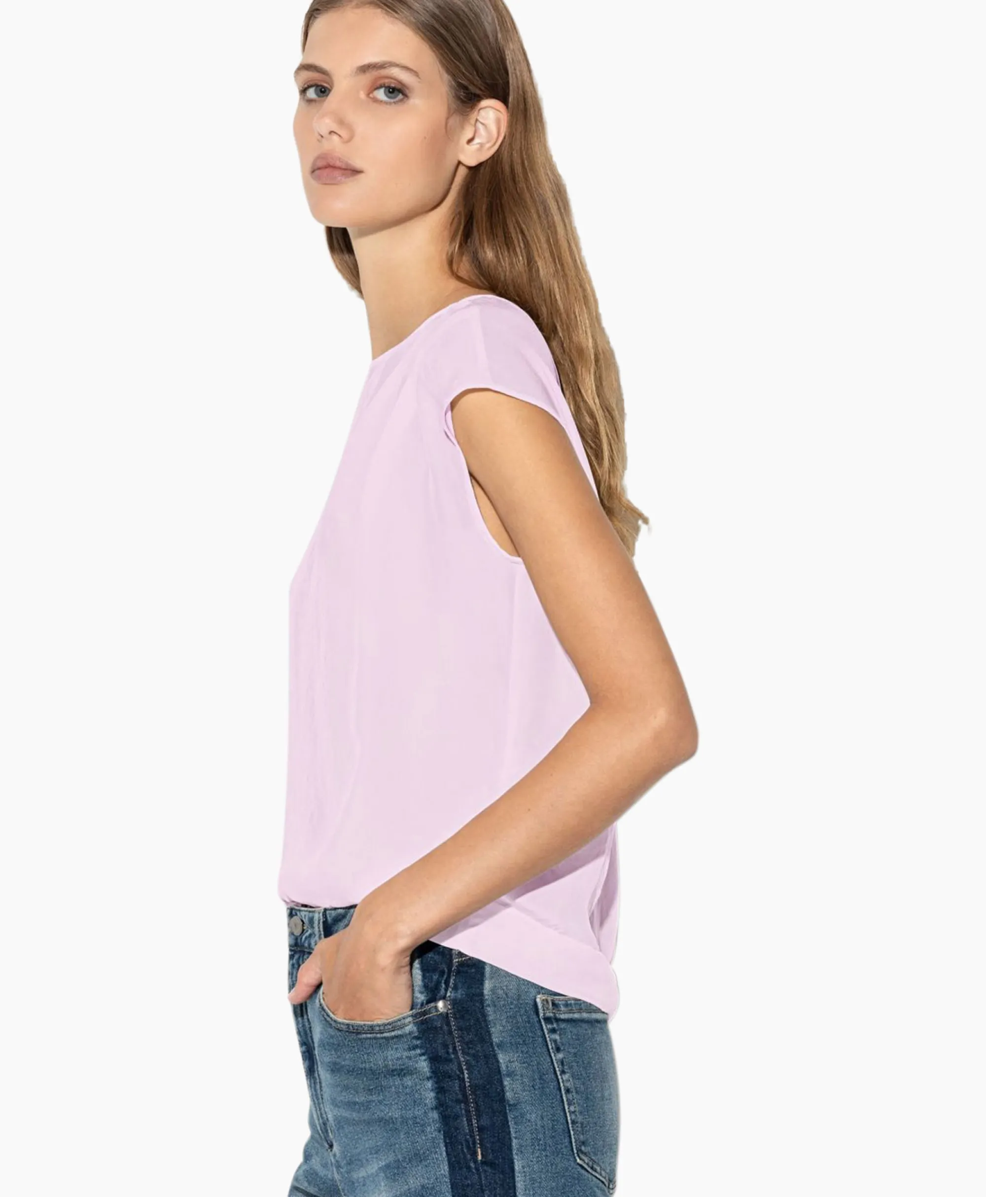 Luisa Cerano Top 298441/3597-0 Lavendel*Dames Blouses