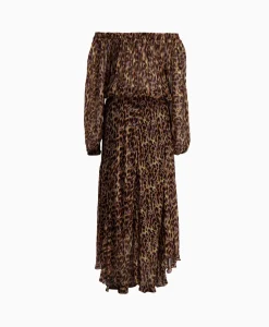 Marant Étoile Marant Etoile Maxi Jurk Volga-Gc Oker*Dames Jurken