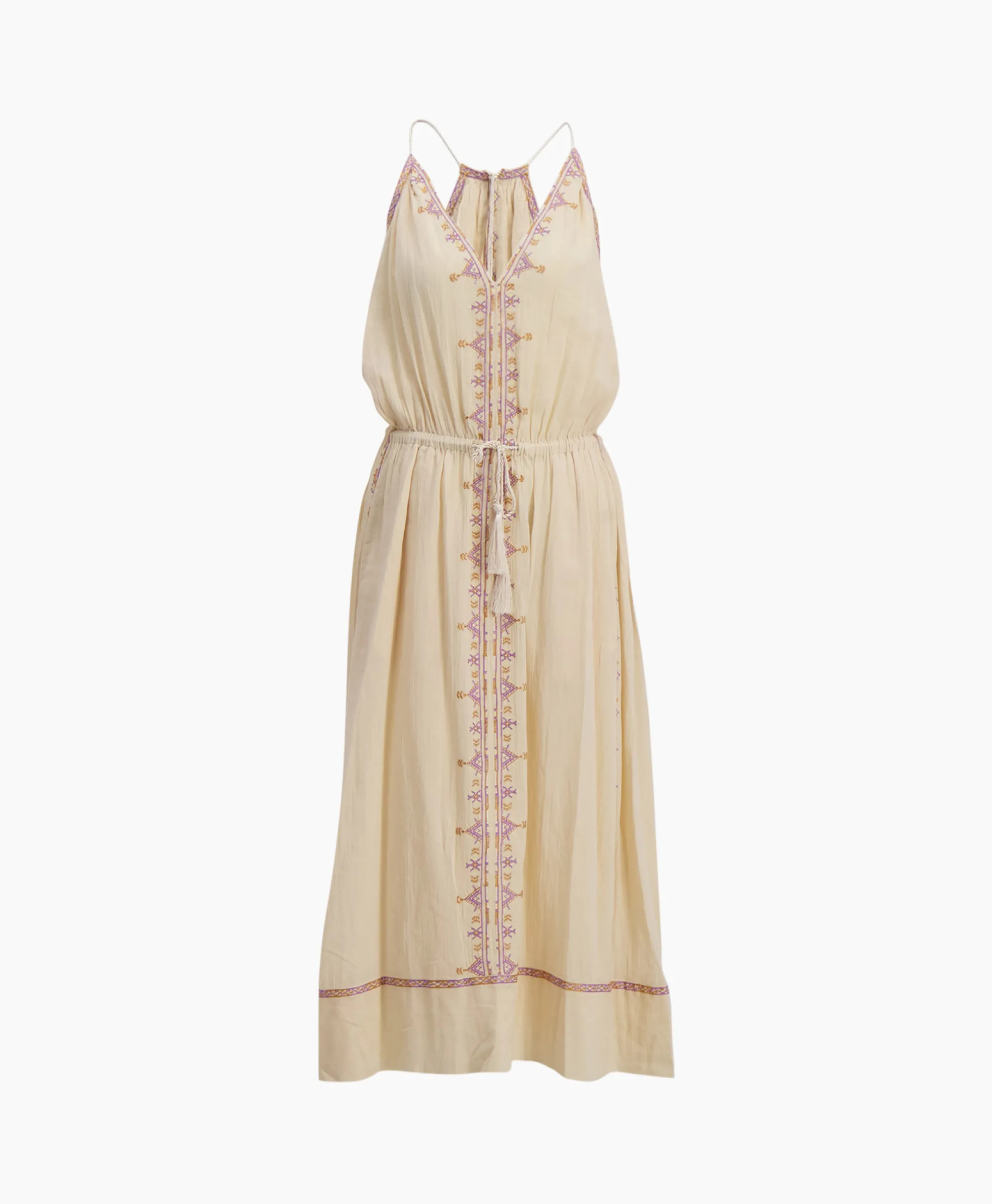 Marant Étoile Marant Etoile Midi Jurk Siana-Ge Beige*Dames Jurken