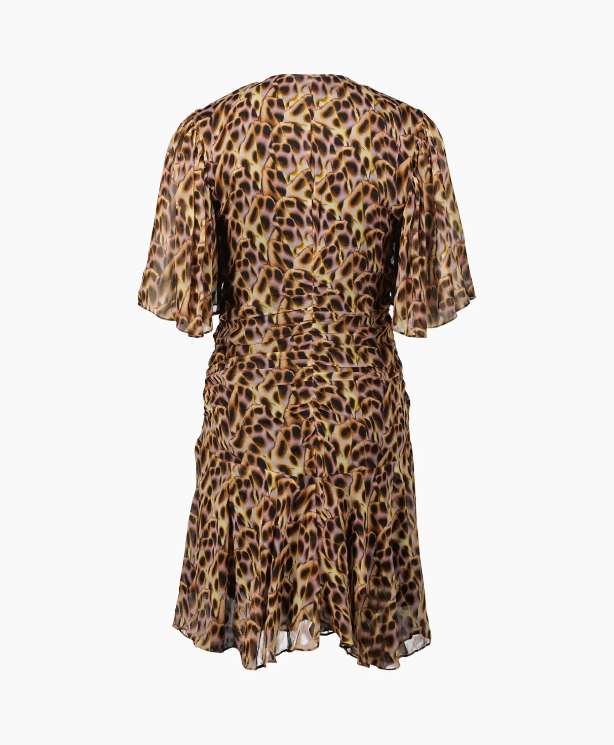 Marant Étoile Marant Etoile Mini Jurk Vivienne-Gc Oker*Dames Jurken