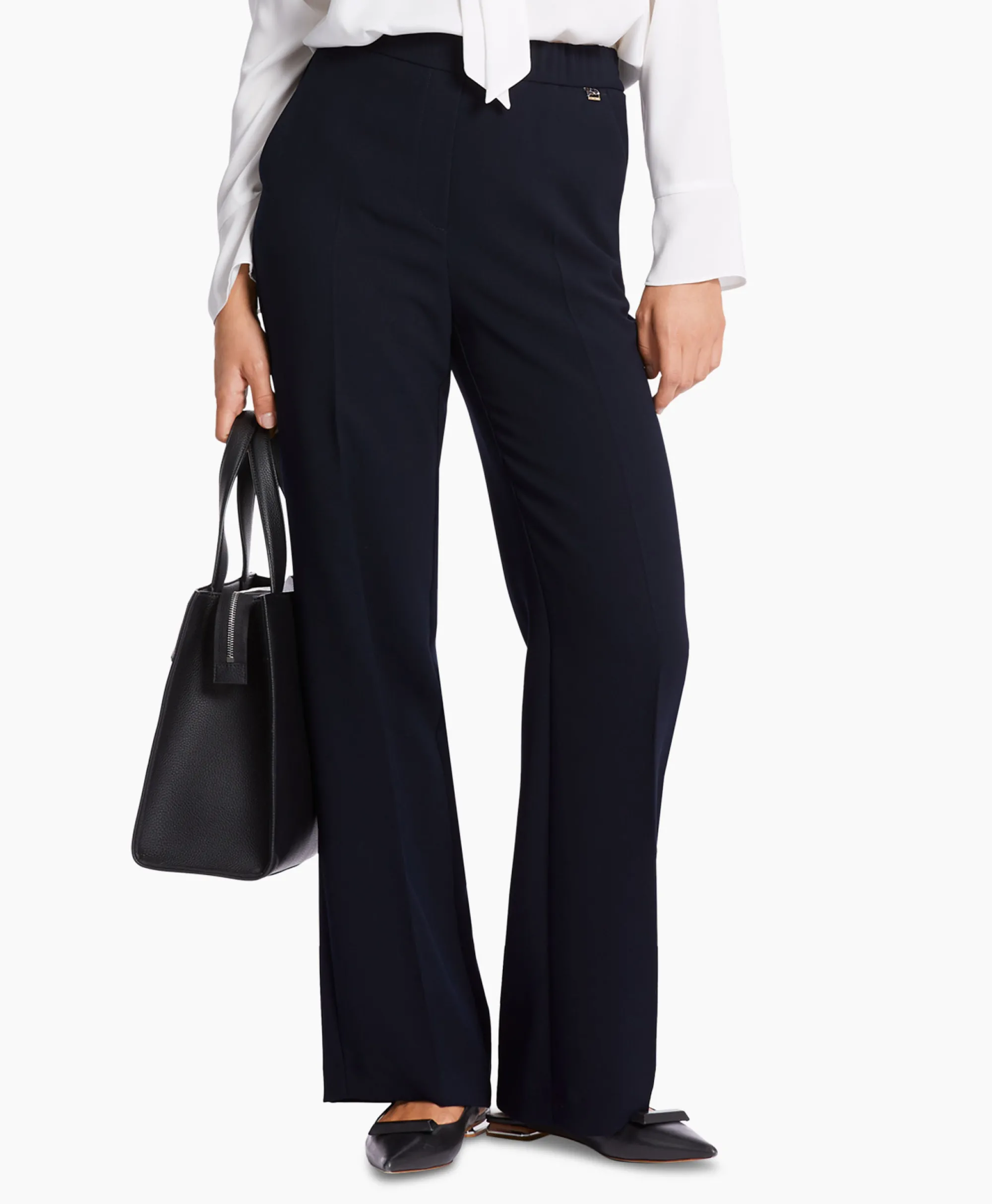 Marc Cain Pants Broek Wp 81.15 W65 Blauw*Dames Broeken