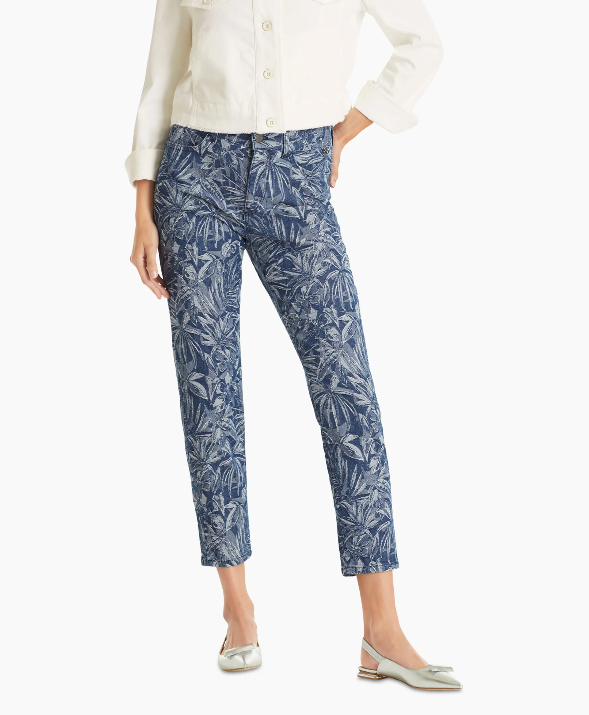 Marc Cain Pants Jeans Wp 82.04 D21 Petrol*Dames Broeken