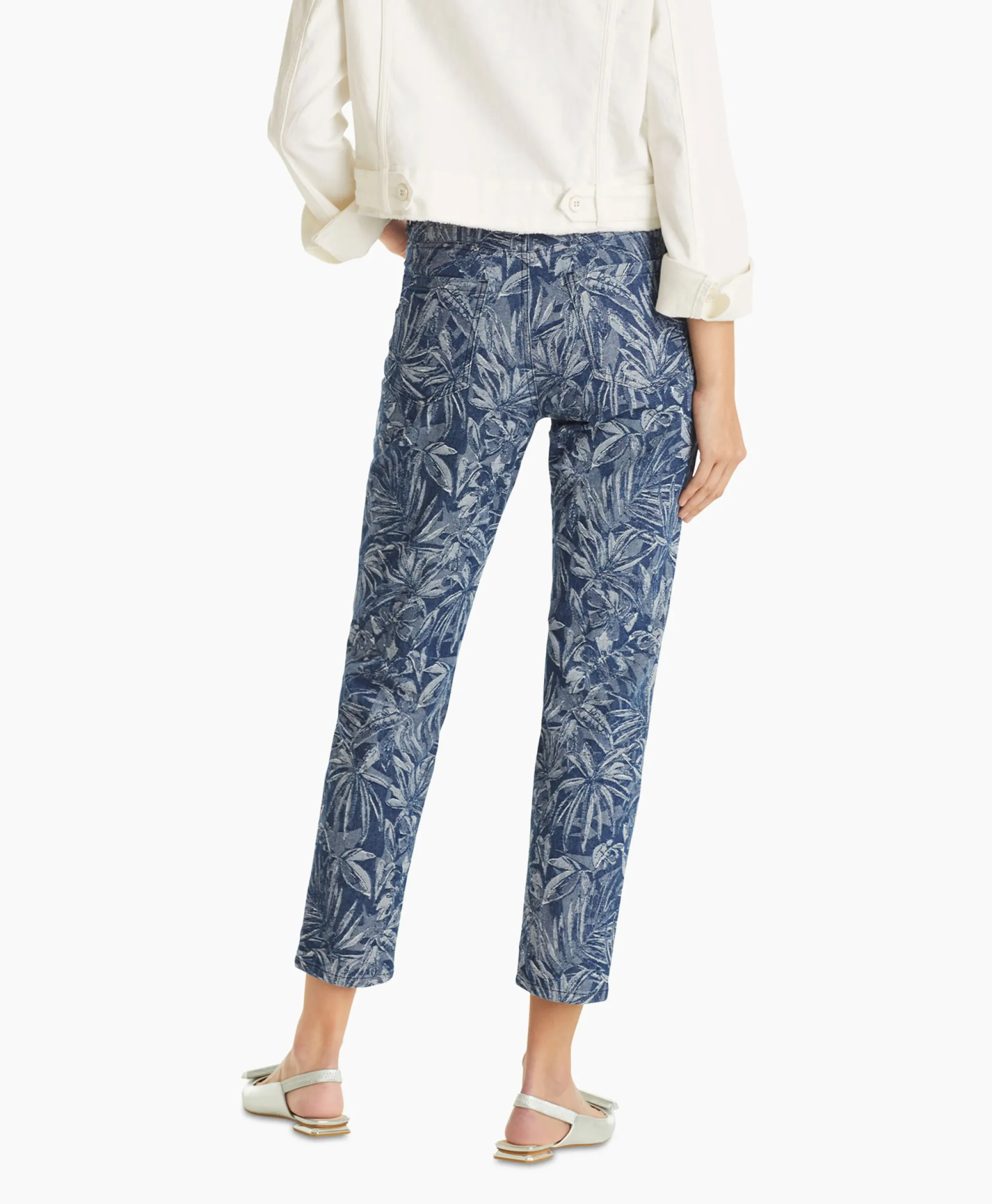 Marc Cain Pants Jeans Wp 82.04 D21 Petrol*Dames Broeken