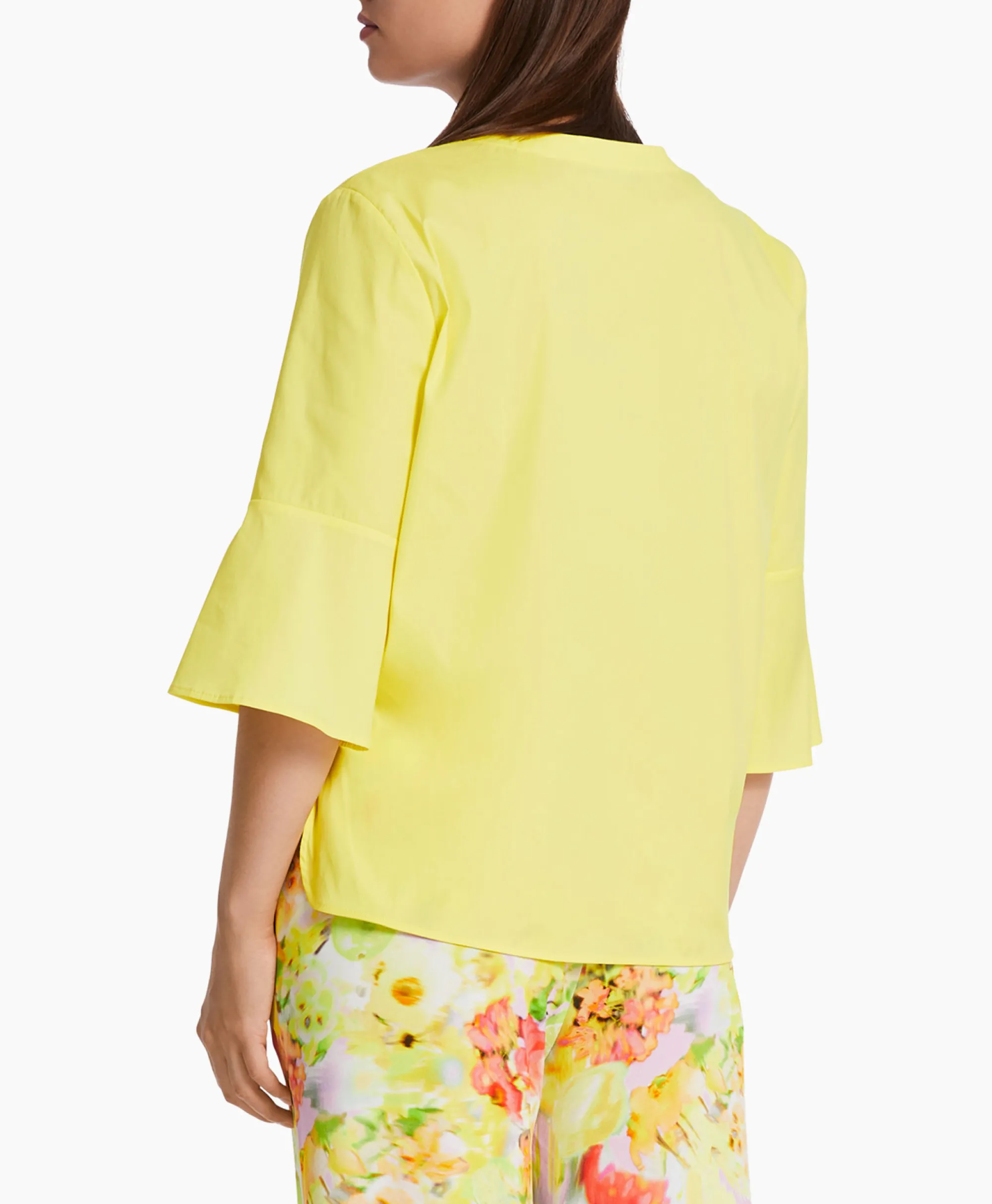 Marccain Collectie Blouse Wc 51.19 W93 Midden Geel*Dames Blouses