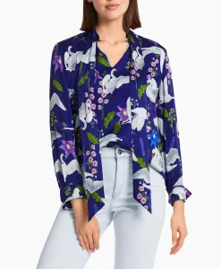 Marccain Collectie Blouse Wc 51.12 W23 Paars*Dames Blouses