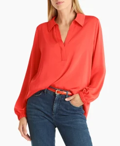 Marccain Collectie Blouse Wc 51.09 W08 Grijs*Dames Blouses