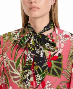 Marccain Collectie Blouse Vc 51.40 W61 Licht Rood*Dames Blouses