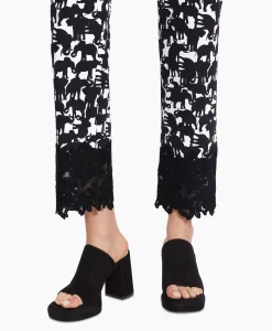 Marccain Collectie Broek Wc 81.02 J10 Zwart*Dames Broeken