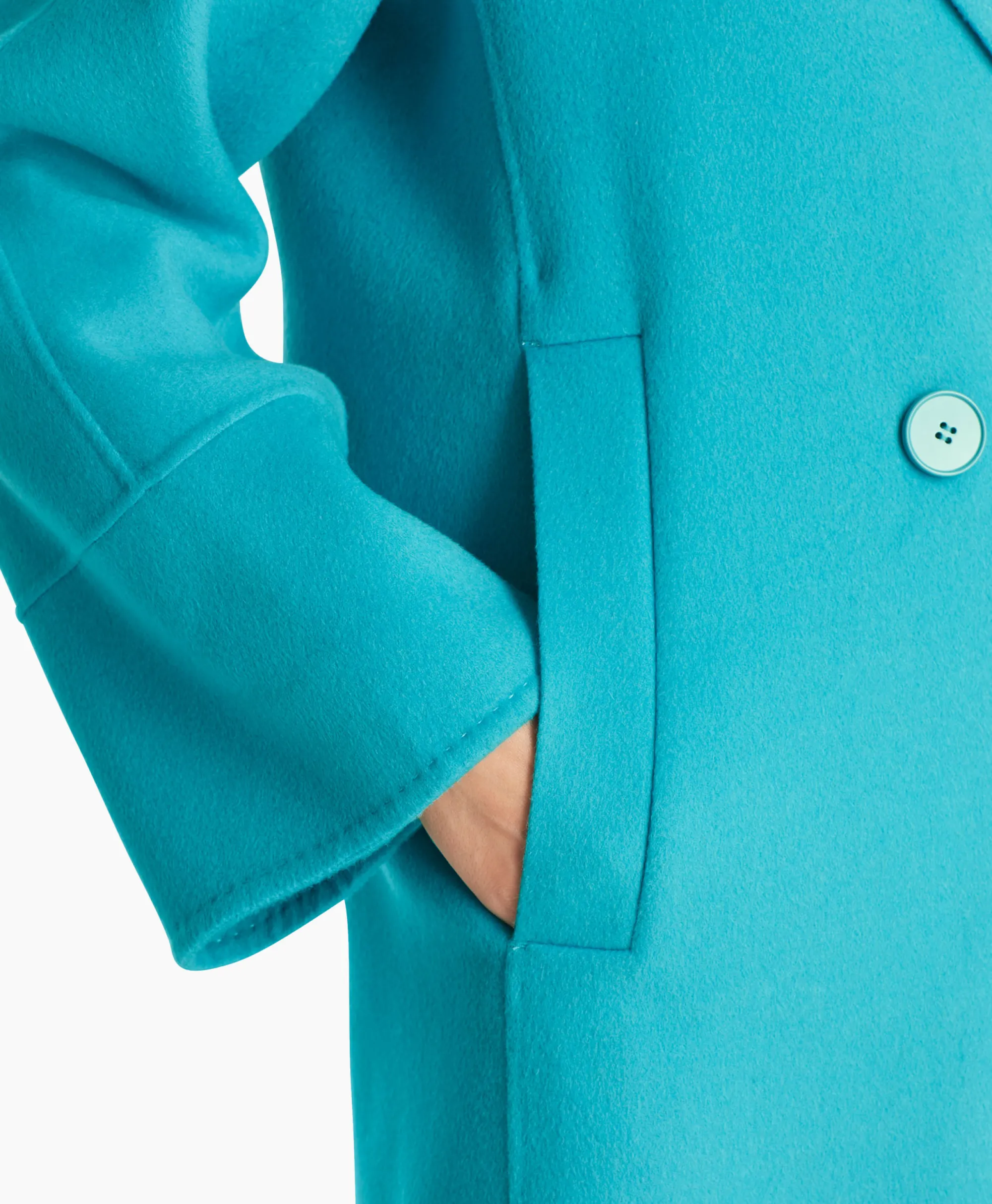 Marccain Collectie Coat Wc 11.02 W33 Turquoise*Dames Jassen