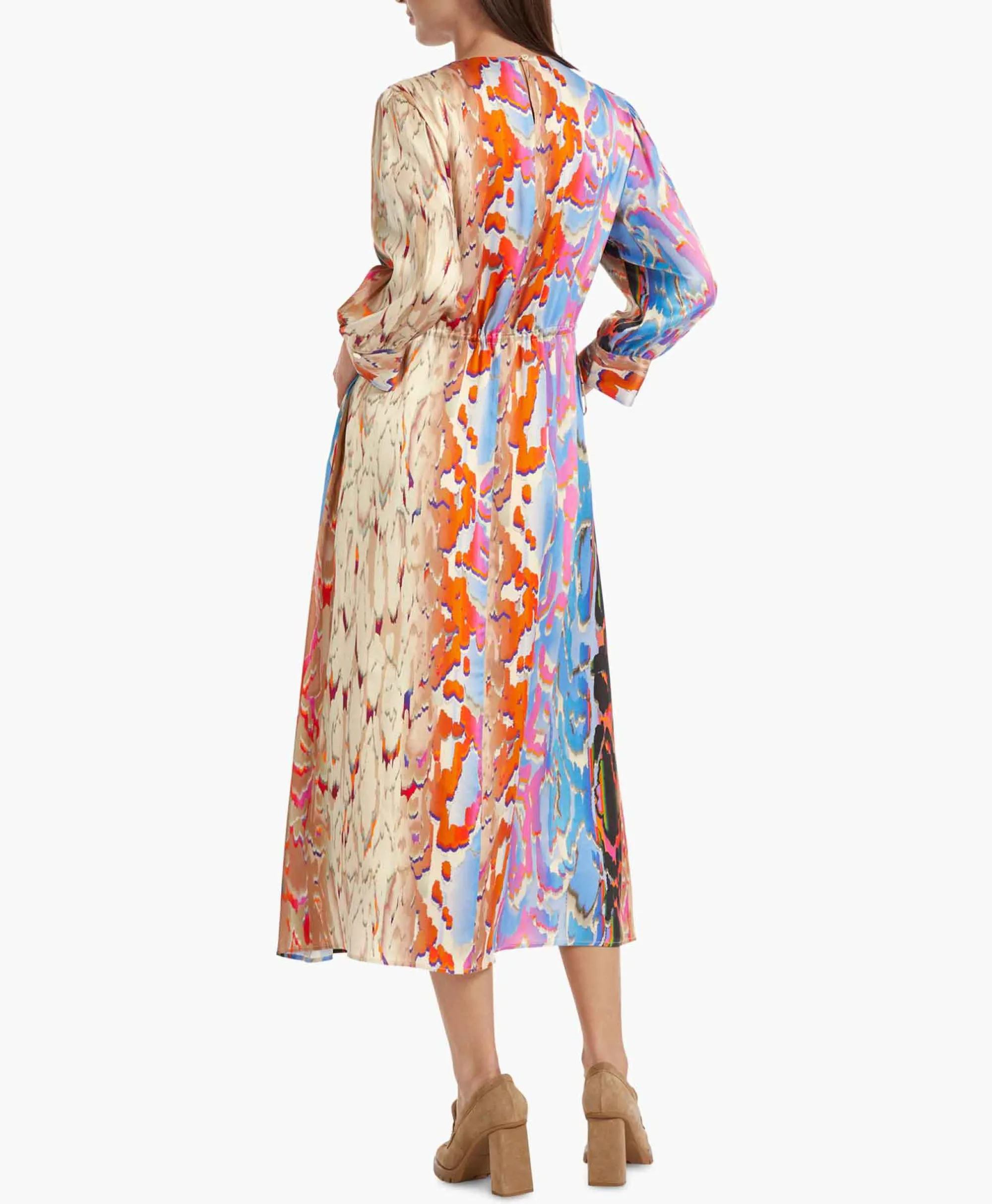 Marccain Collectie Jurk Vc 21.12 W38 Licht Rood*Dames Jurken