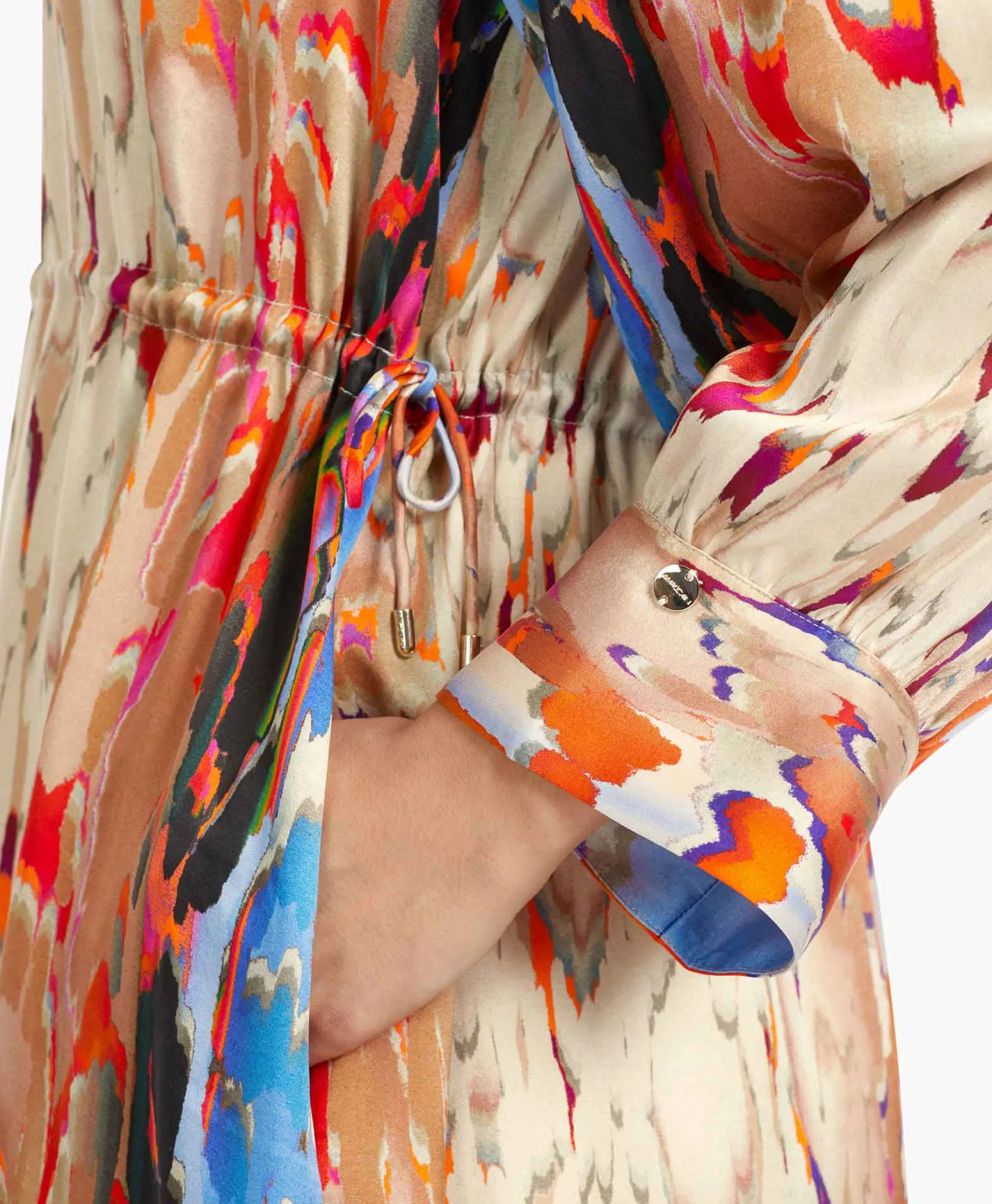 Marccain Collectie Jurk Vc 21.12 W38 Licht Rood*Dames Jurken