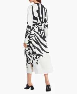 Marccain Collectie Jurk Wc 21.05 W14 Print + 2 Kleurig*Dames Bruiloftskleding