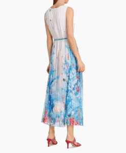 Marccain Collectie Jurk Wc 21.62 J83 Aqua*Dames Bruiloftskleding