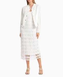 Marccain Collectie Jurk Wc 21.39 M35 Off White*Dames Bruiloftskleding